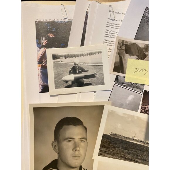 Vintage U.S. Navy Photograph Collection - WWII Era Black & White Military Photos - Picture 7 of 8